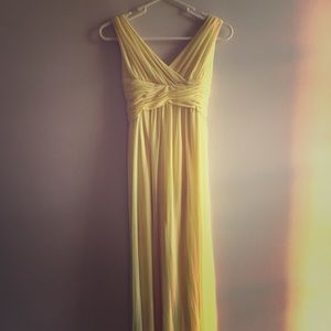 Yellow Jr Bridesmaid Dress
